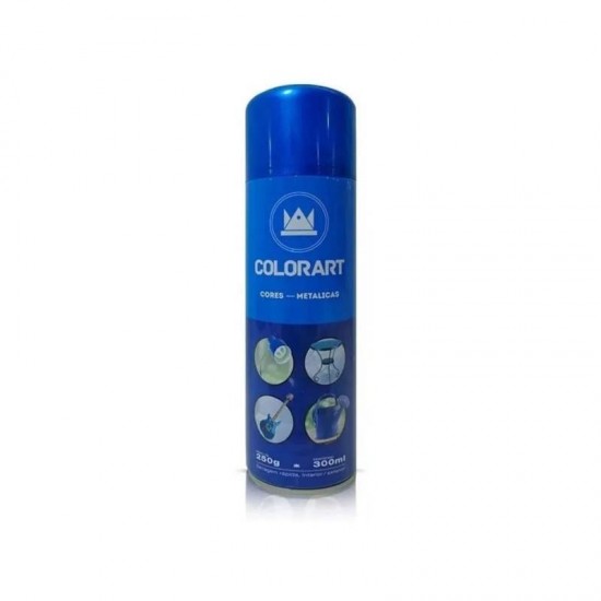 SPRAY COLORART METALICA VERMELHO 300ML