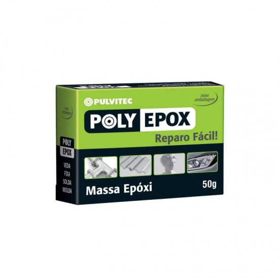 MASSA  EPOXI POLYEPOXI PULVITEC  50G