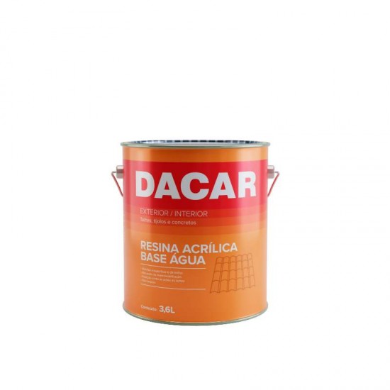 RESINA ACRIL ACQUA DACAR  INCOLOR  3,6L