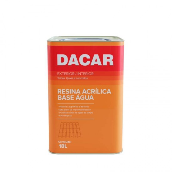 RESINA ACRIL ACQUA DACAR  INCOLOR 18L