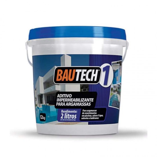 BAUTECH 1 ADITIVO ARGAMASSA 12L