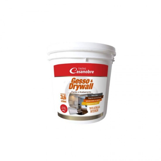 CASANOBRE GESSO E DRYWALL BCO  3,6L