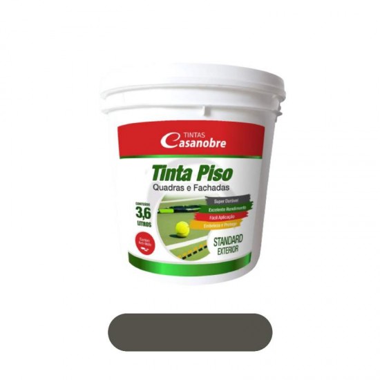 CASANOBRE TINTA PISO CINZA ESC  3,6L