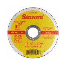 10487 - DISCO CORTE INOX 4.1/2 X 1,0 STARRET