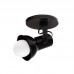 SPOT SOBREP 1 LAMP PRETO SET  *