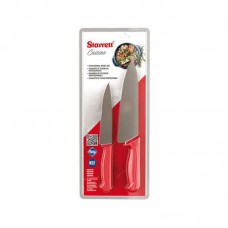 10920 - KIT COZINHA 2 FACAS CB VERMELHO STARRETT