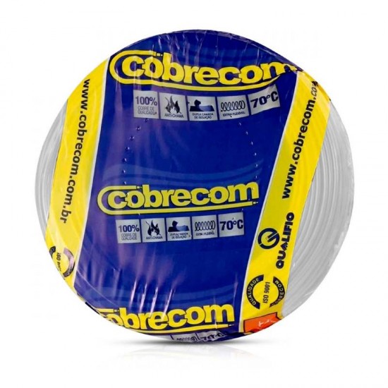 CABO FLEX.  1,5MM  BRANCO COBRECOM