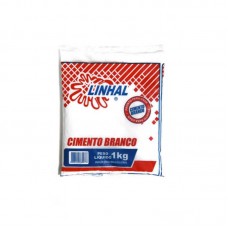 12363 - CIMENTO BRANCO 1KG LINHAL*