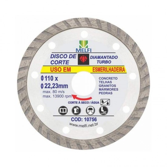 DISCO DIAMANT TB ESMERIL MELFI 4.1/2