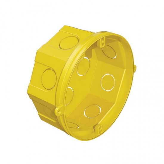 CAIXA LUZ OCTAGONAL AMARELA 4X4 AKATO