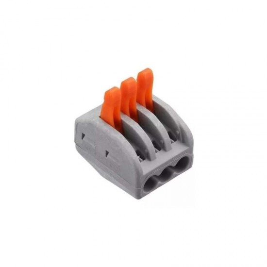 CONECTOR ALAVANCA 3VIAS 0.2-4 LUKM C/100