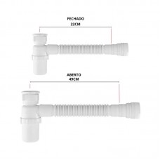 12727 - SIFAO COPO SANFONADO UNIVERSAL BCO ASTRA